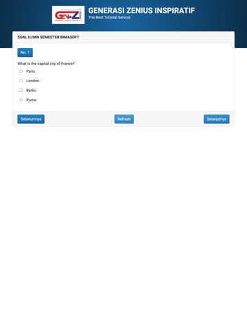 Exam Bimbel Genzi iPad screenshot 3