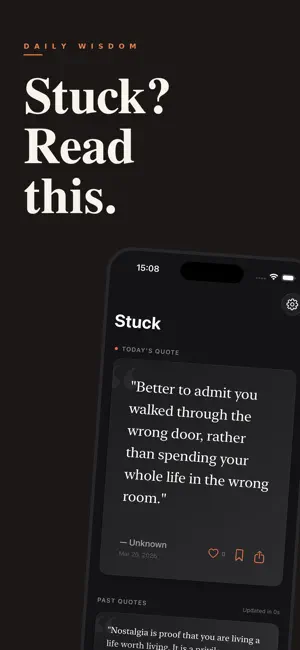 Stuck: Quotes to Move You screenshot 4