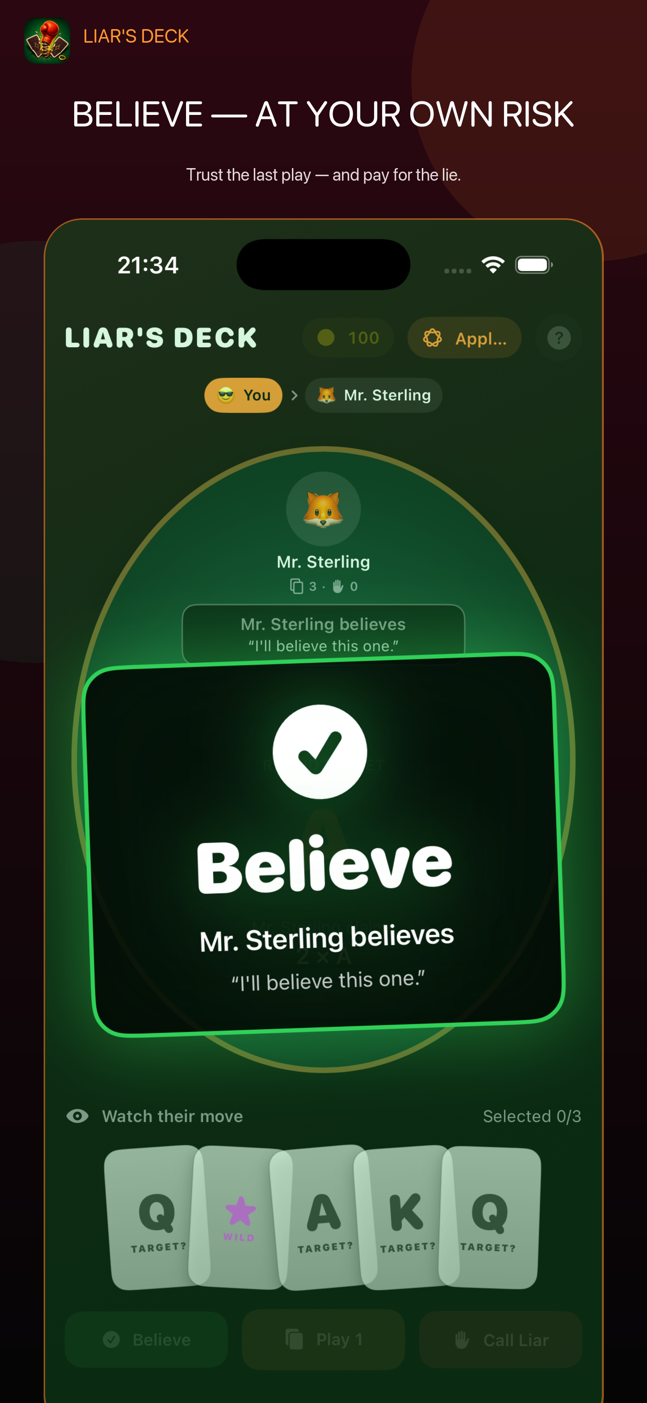 Bluff & Punch: Liar's Deck screenshot 5
