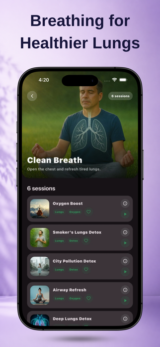 7 Minute Pranayama Screenshot 3 of 7