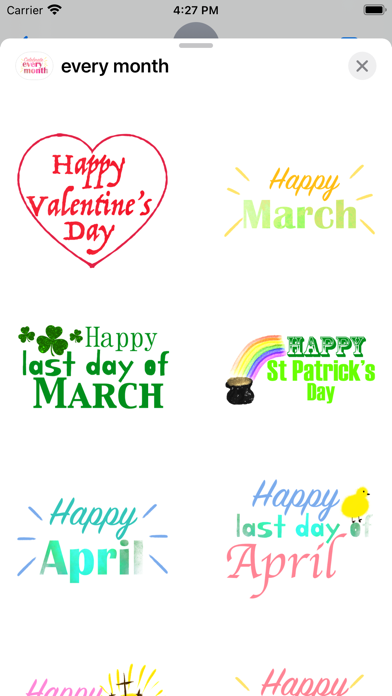 celebrate every month Screenshot