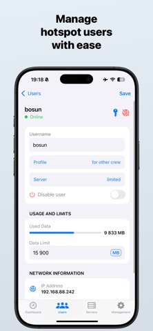Mikrolink Hotspot screenshot