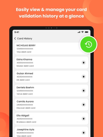 Credit Card Validator - NFC iPad screenshot