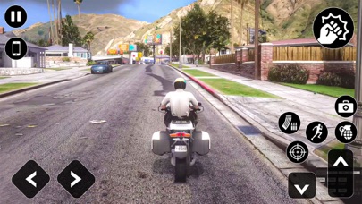 Police Cop Simulator Bike Game Screenshot