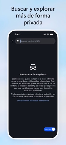 Microsoft Bing Búsqueda iPhone screenshot 4