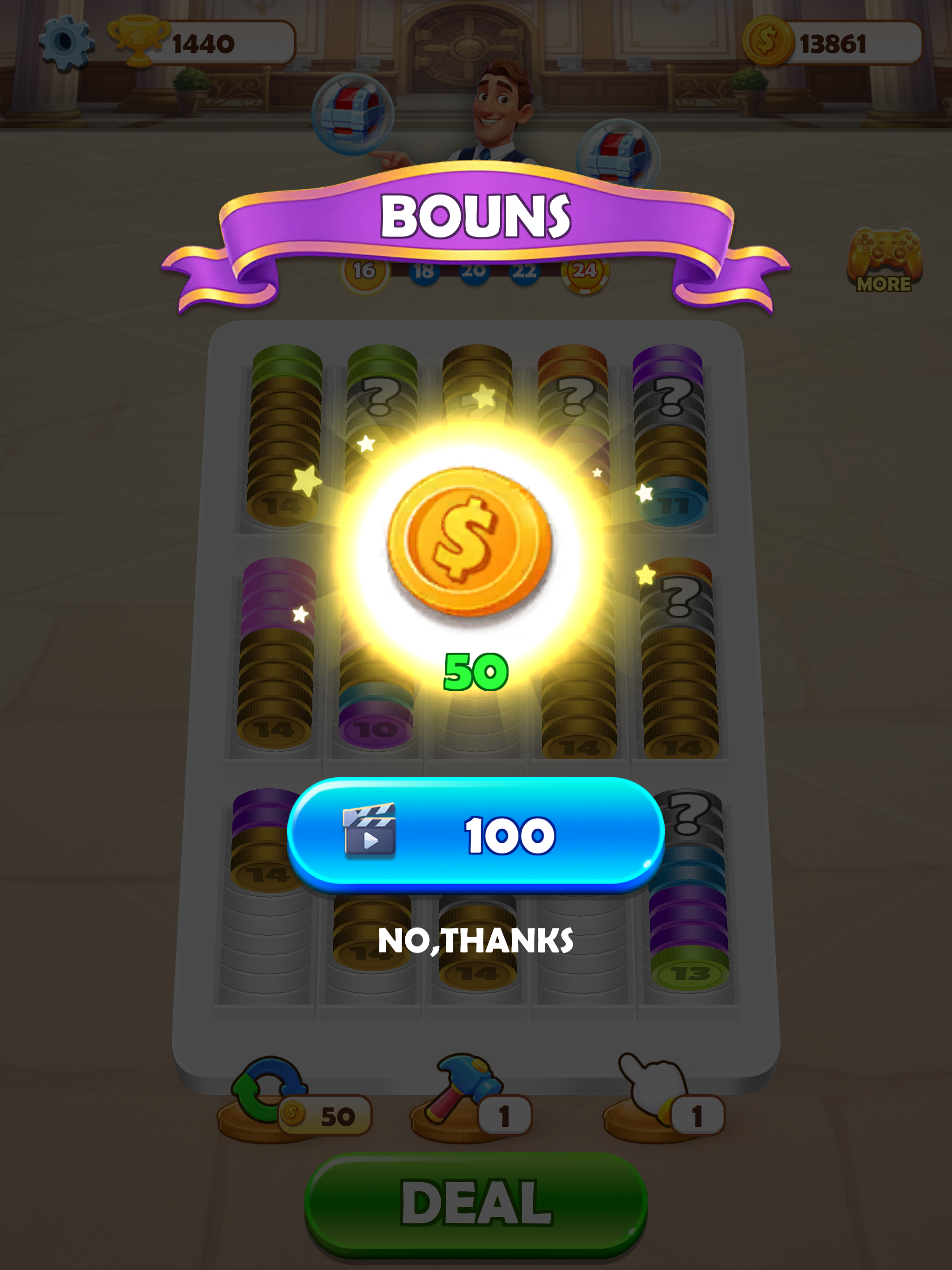 Bank Sort: Crazy Coin