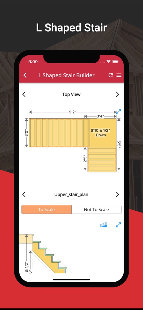 RedX Stairs - 3D Calculator - Utilities App | MWM