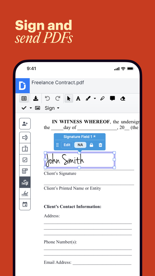 #1. DocHub: Simple PDF Form Editor (iOS) Bởi: DocHub