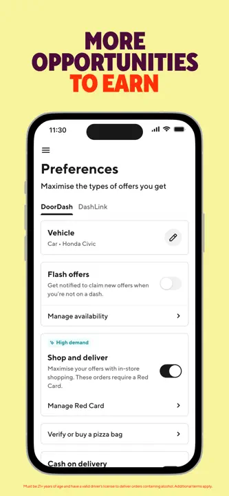 DoorDash - Dasher : capture d’écran 4 sur 4