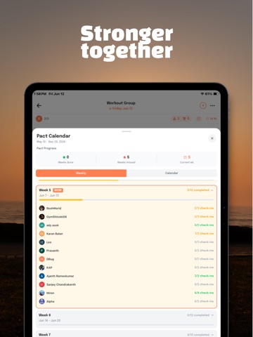 FIT PACT: Calorie AI & Habits iPad screenshot