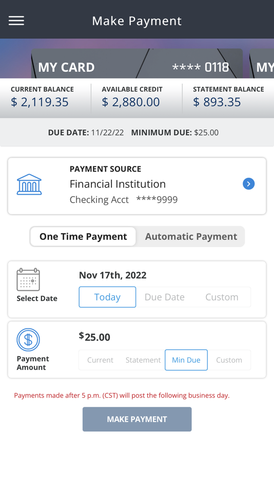 #4. Financial First Card Manager (iOS) 来自: PSCU Financial Services