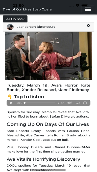 Days of our Lives Soap Opera Screenshot