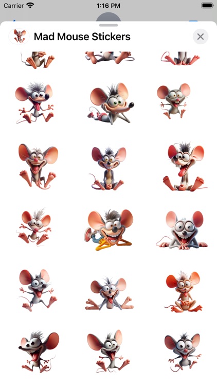 Mad Mouse Stickers