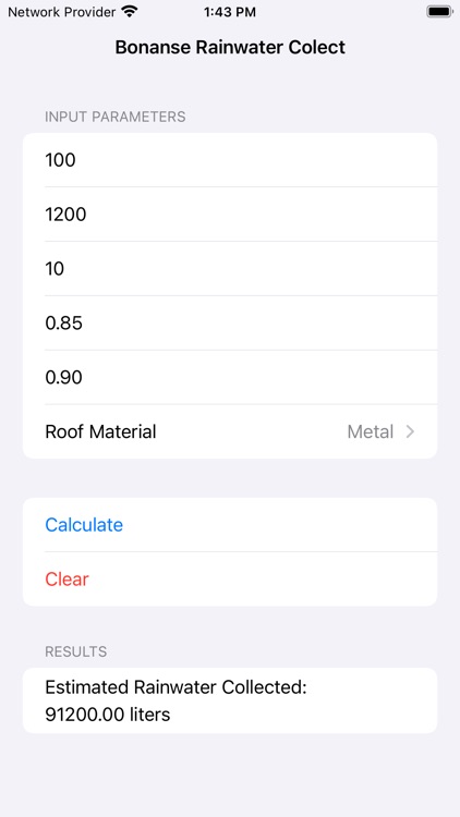 Bonanse Rainwater Colect