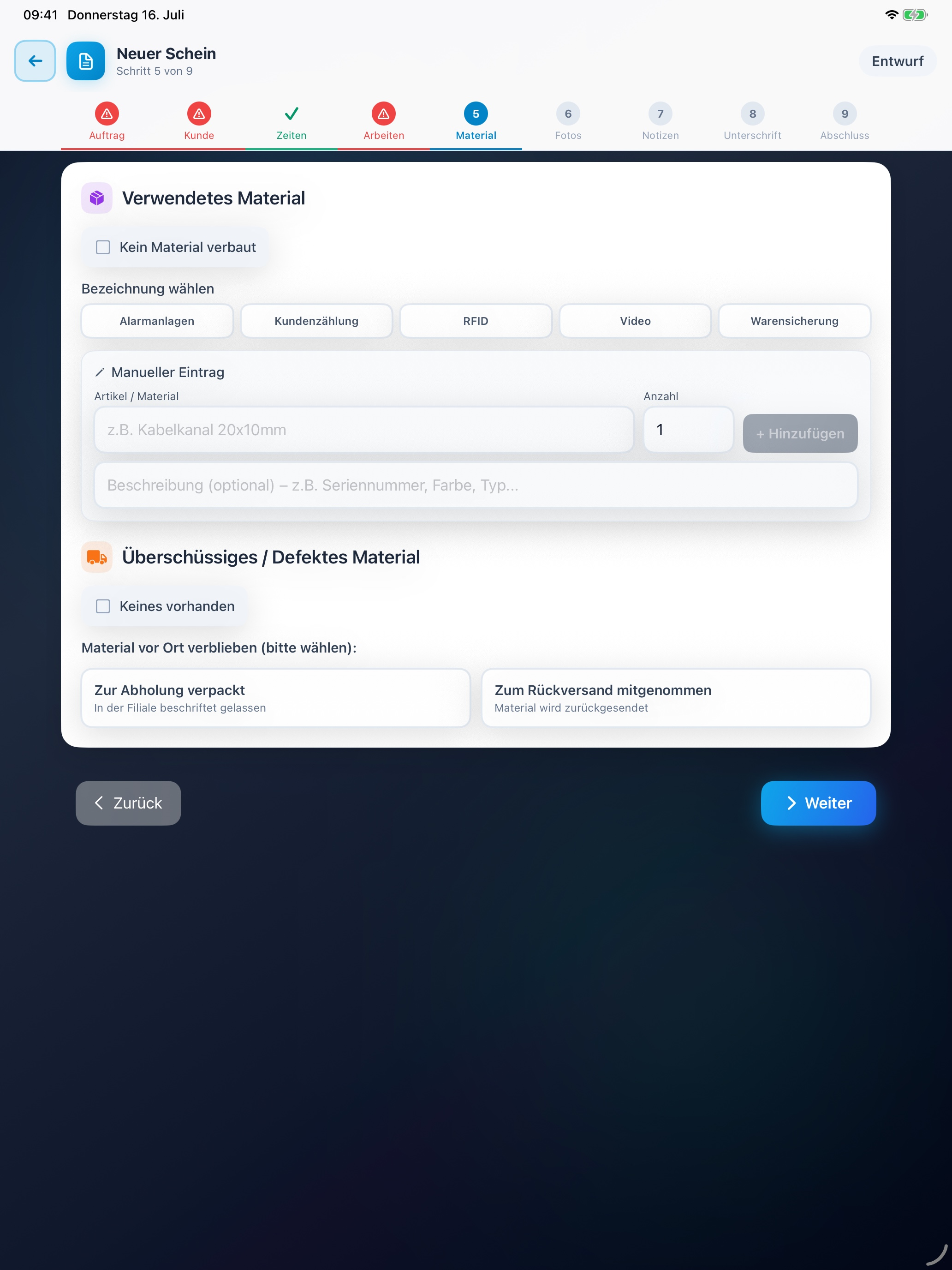 OTW Service Portal screenshot 10