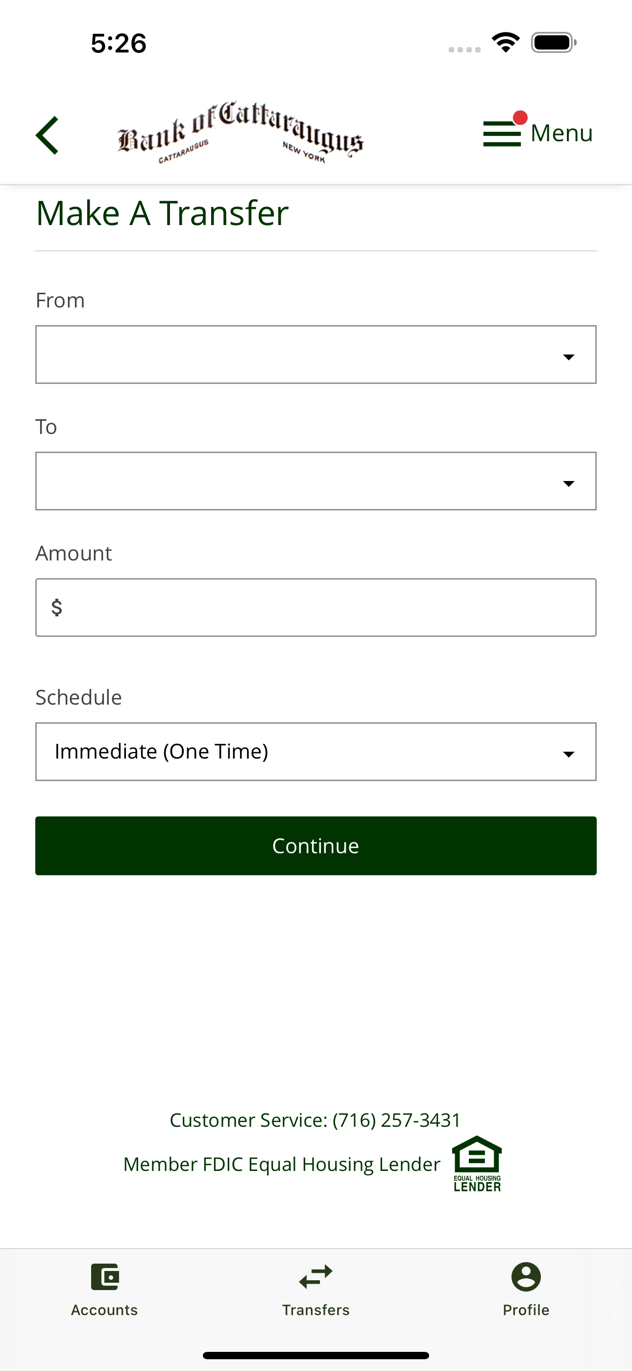Bank of Cattaraugus Mobile App