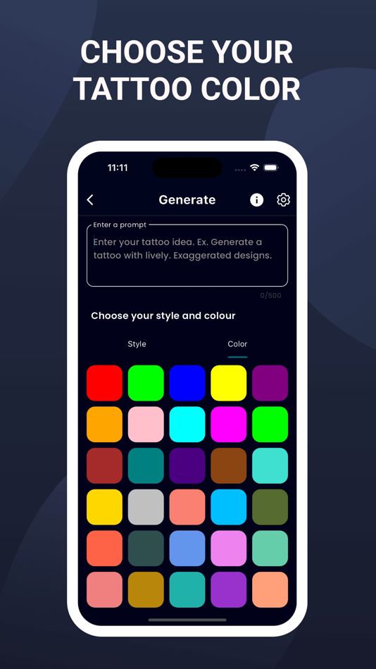 #5. AI Tattoo Generator Art Maker・ (macOS) Podle: Tatsat Brahmbhatt