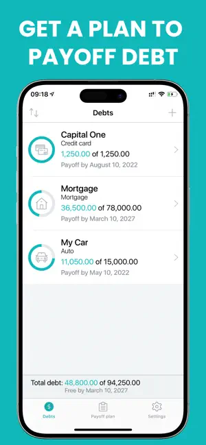 Debt Payoff Box: Snowball Plan screenshot 1