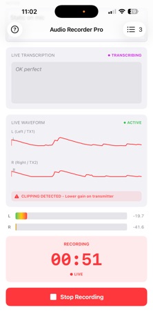 APEX Recorder Pro screenshot