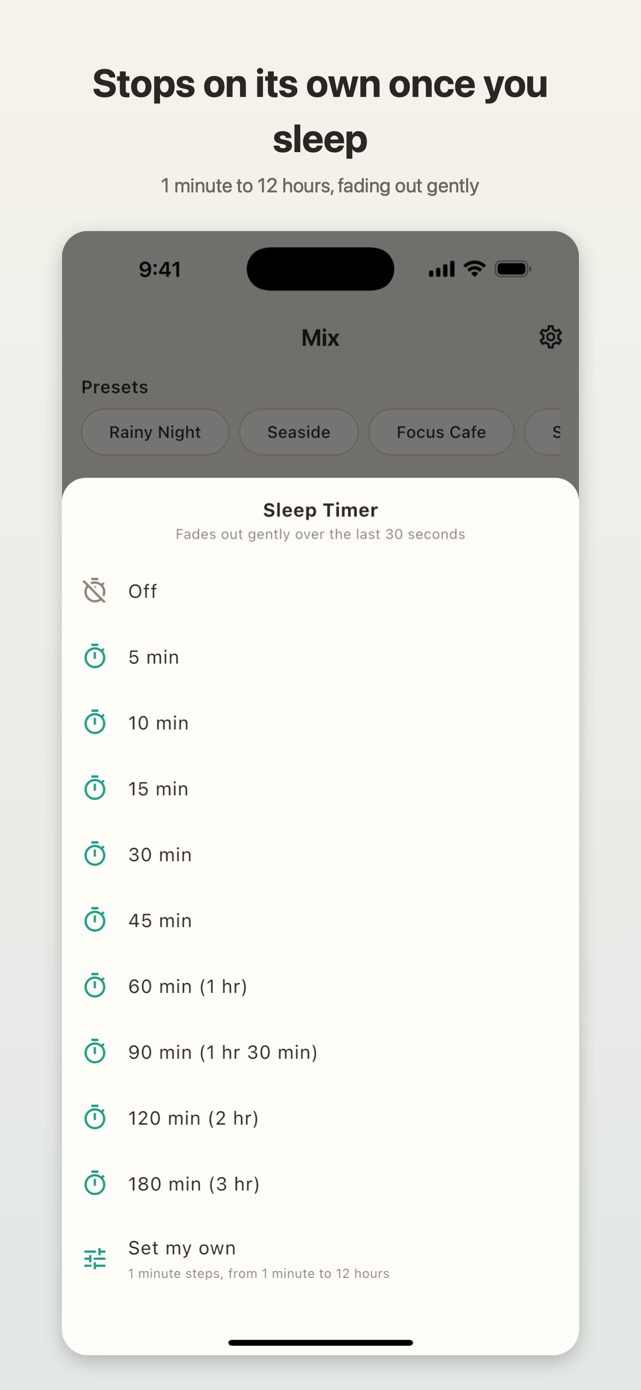 Screenshot 3 of Easy Sleep Sounds: Noise Mix
