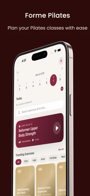 Forme Pilates Planner screenshot 1