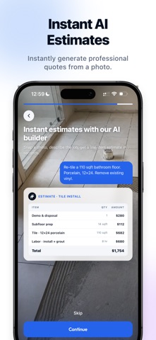 Invoice Snap: Estimate Maker Screenshot 1 of 10