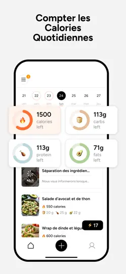 Capture d'écran de AI Calorie Tracker - Fit AI sur iPhone 2