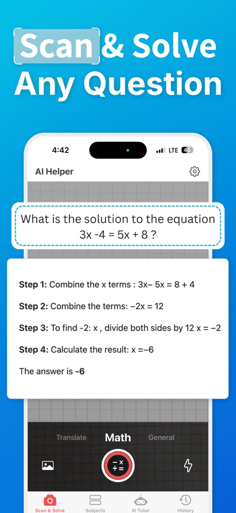Math Solver - Algebra AI Tutor - 교육 앱 | MWM