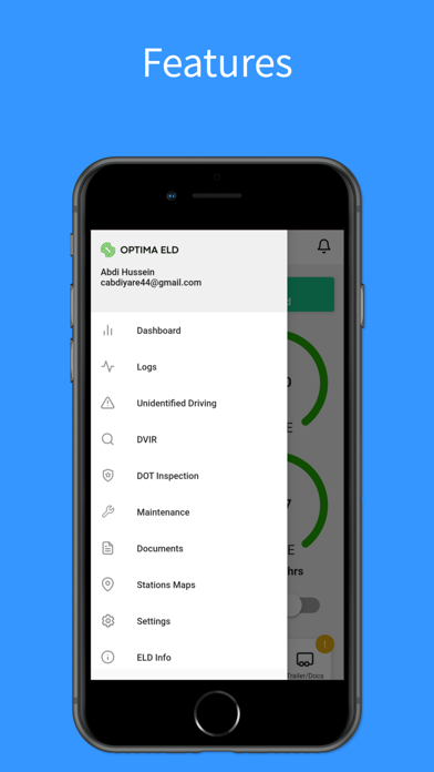 Optima ELD iPhone screenshot 5 - Utilities app