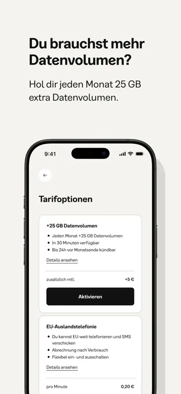 fraenk: Die Mobilfunk App screenshot 3 of 8