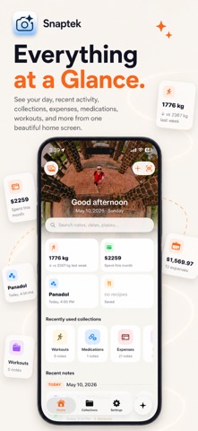 Snaptek - AI Notes & Tracker Screenshot 1 of 10