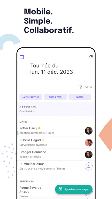 Screenshot #1 pour Ozzen: Agenda/Dossier de soins
