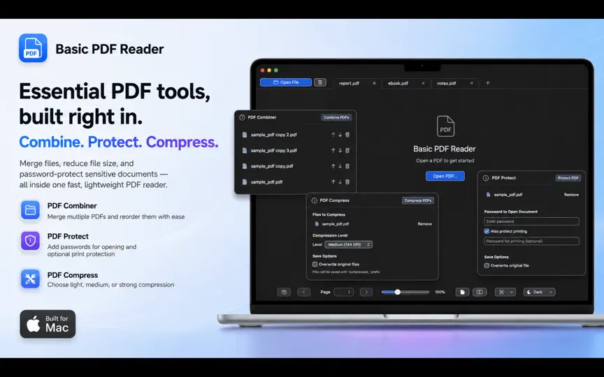 Capture d'écran de Basic PDF Reader sur iPhone 3