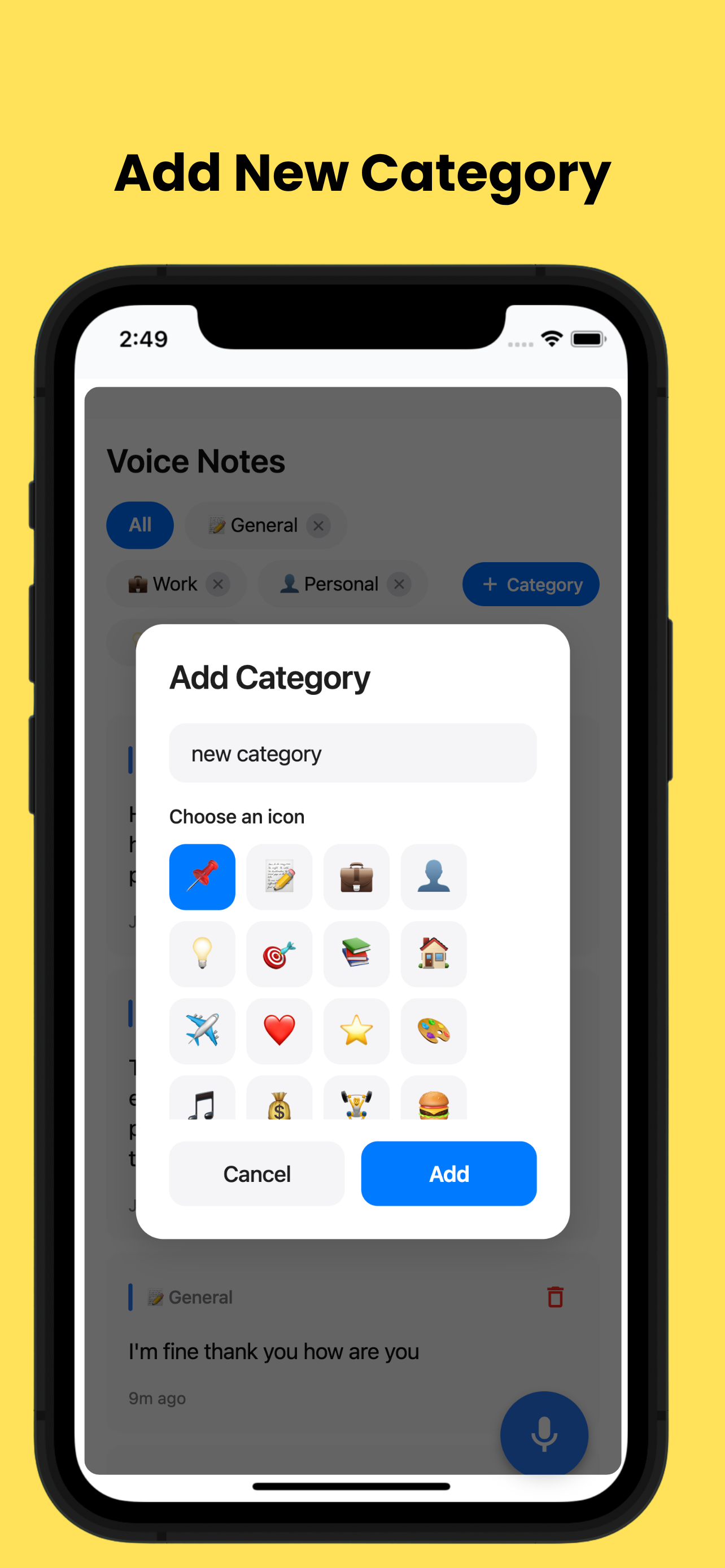 Voice Note: Audio Notes AI