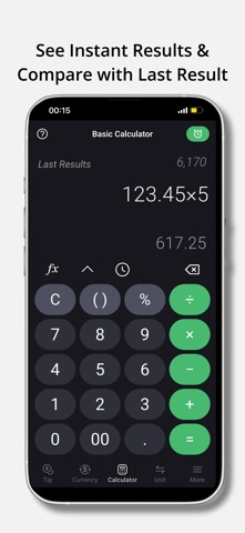 OneTap - Calculator & Alarm screenshot