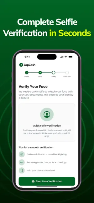 Zapcash - Quick Loans iPhone screenshot 6
