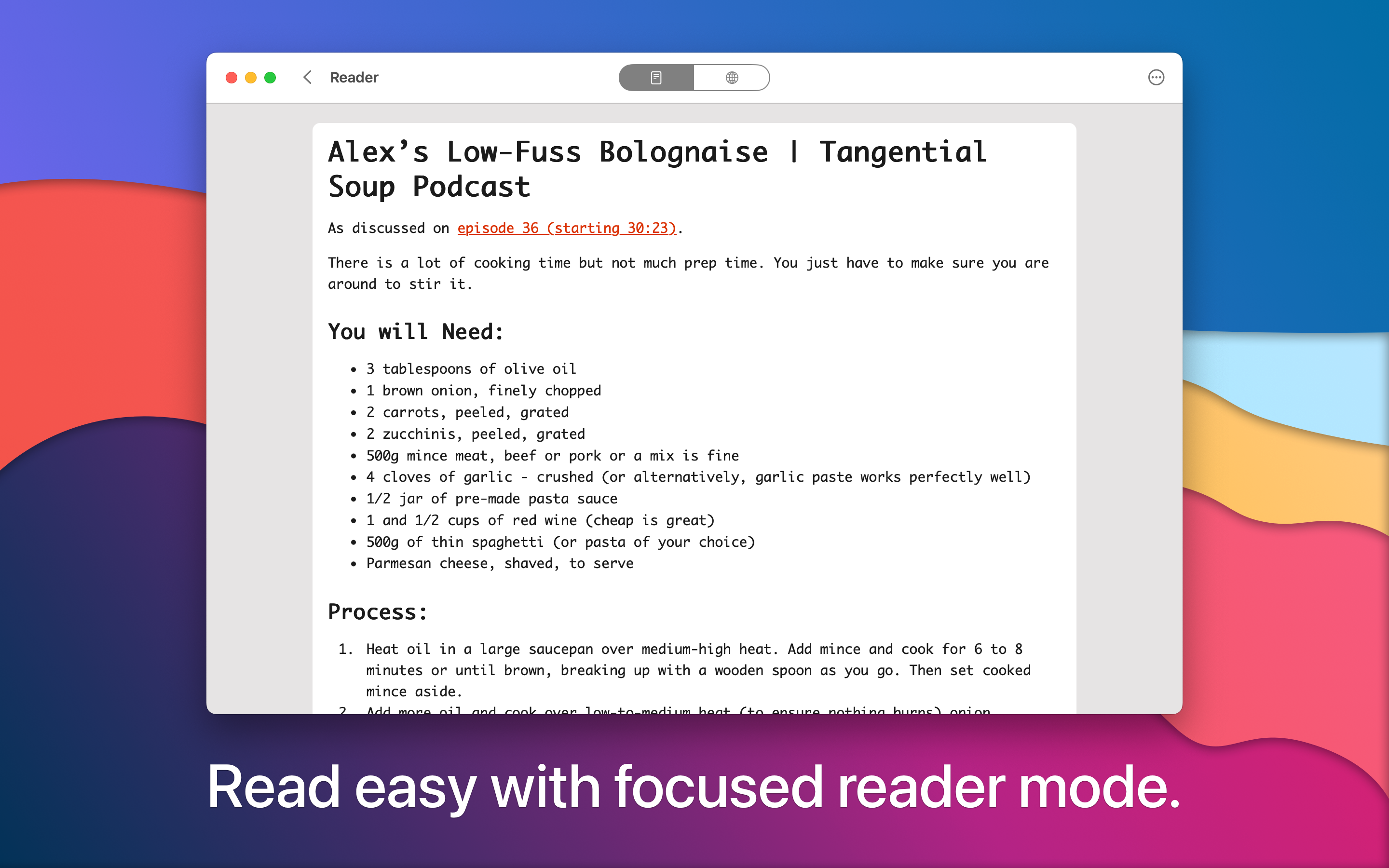 ArvoScroll: Read Later