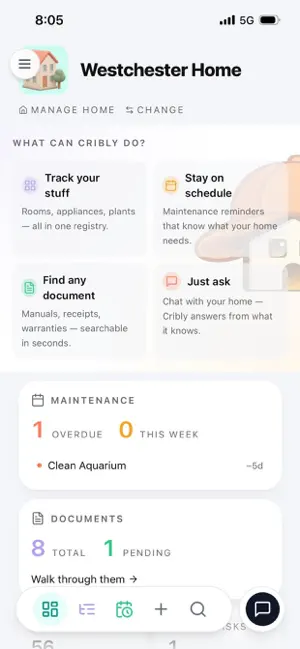 Cribly: Agentic Home Inventory screenshot 1