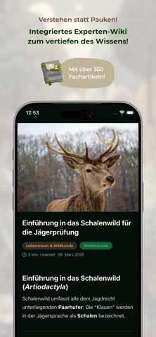 Jagdkompass: Jagdschein App iPhone screenshot