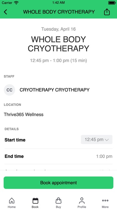 Thrive365 Wellness Screenshot