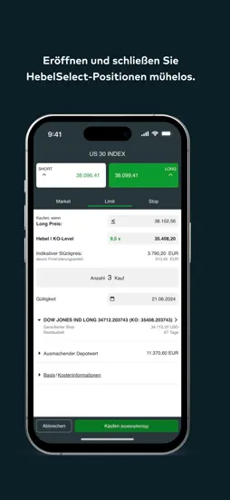 comdirect HebelSelect screenshot 12