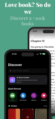 AI Story Generator & Bookshelf screenshot
