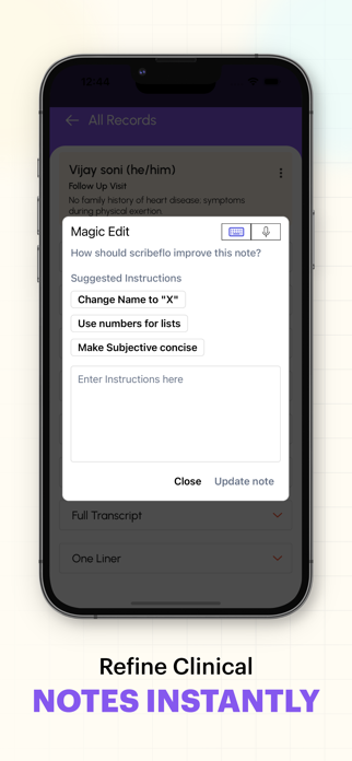 Scribeflo: AI Medical Scribe Screenshot 3 of 5