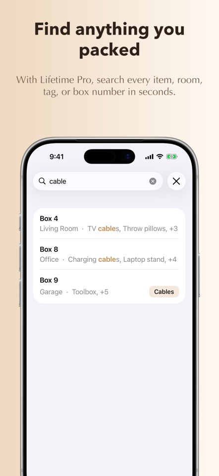 Moving Box Tracker: Find Items screenshot 3