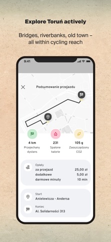 Toruń City Bike iPhone screenshot