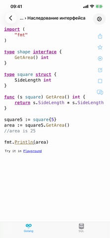 Golang Рецепты iPhone screenshot 6