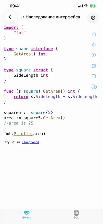 Screenshot 6 von 6 zu Golang Recipes