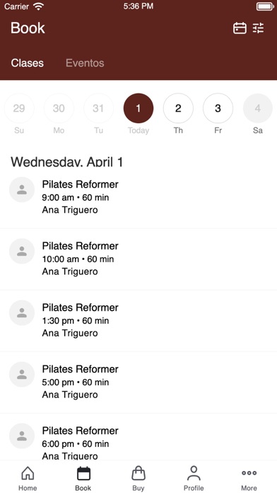 Anara Pilates screenshot