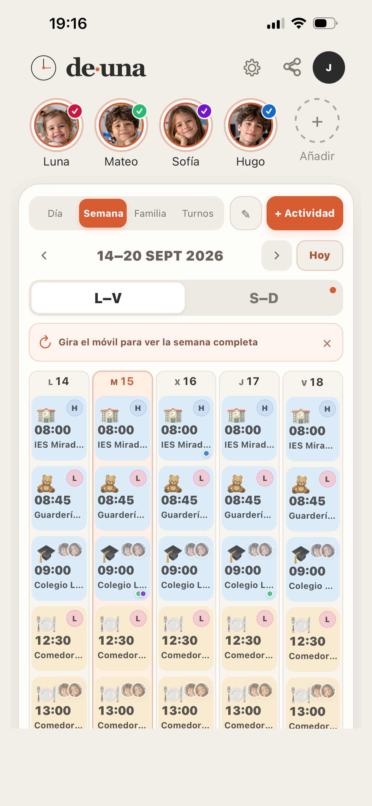Screenshot 1 of de•una