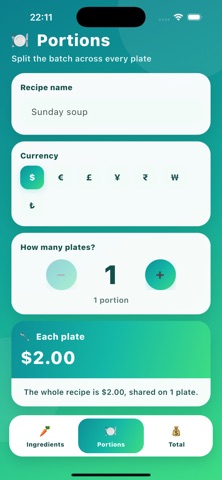 Recipe Cost Pantry screenshot 3
